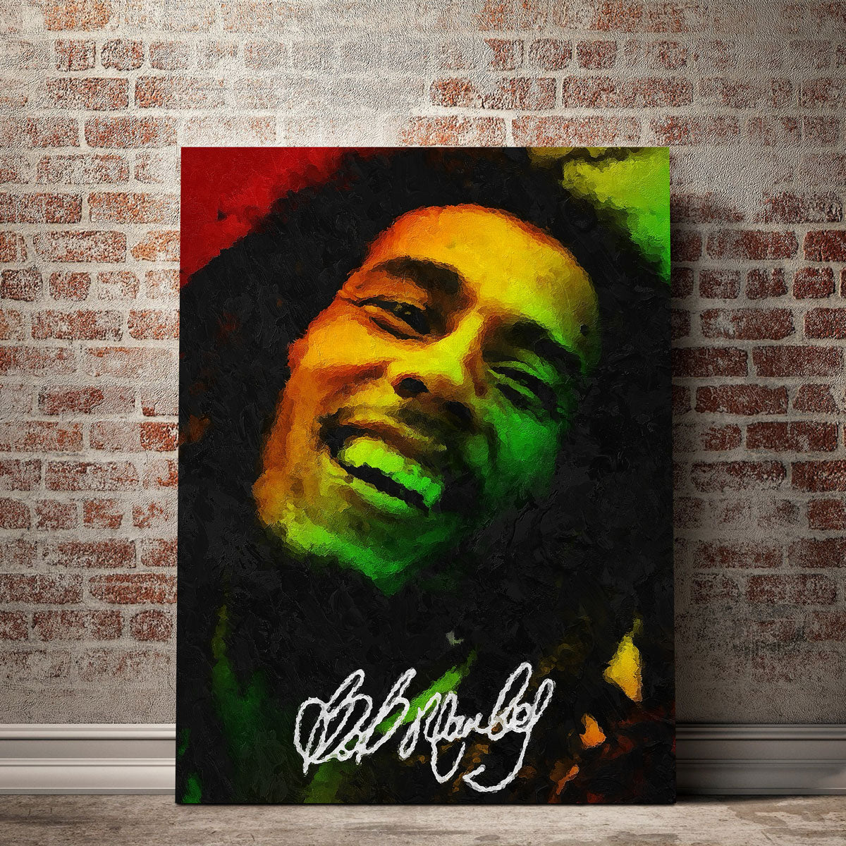 Bob Marley Painting Wall Art