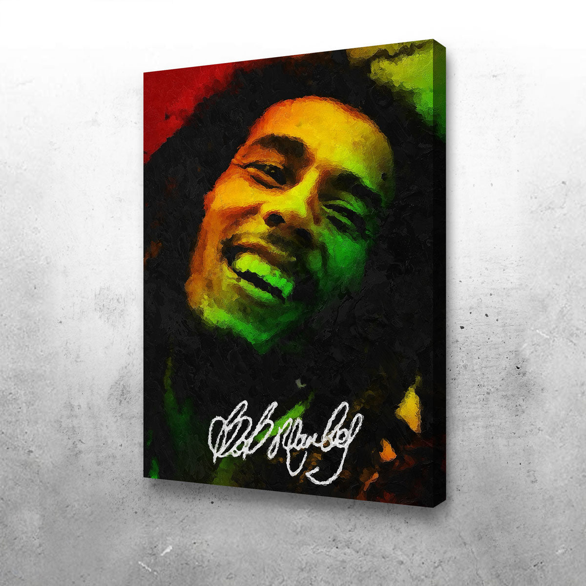 Bob Marley Painting Wall Art