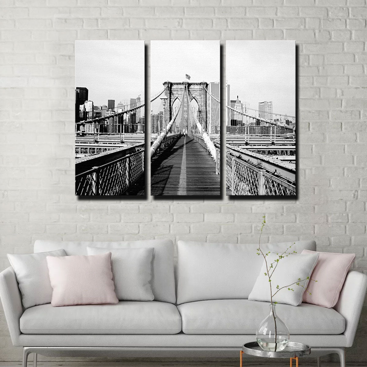 Brooklyn Bridge Flag Wall Art