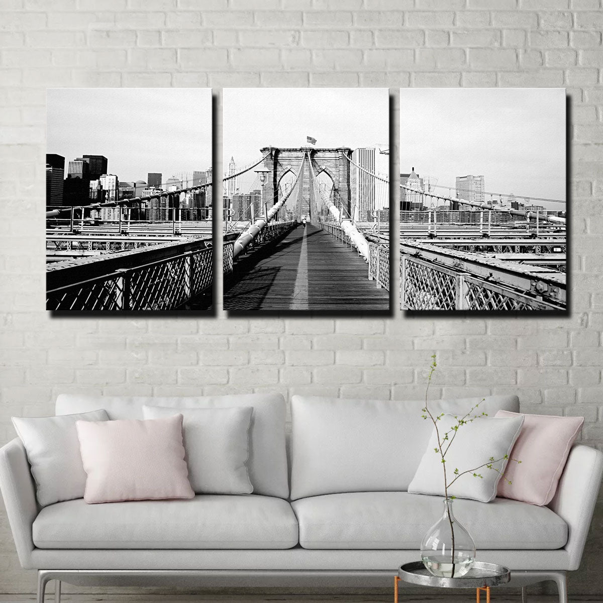 Brooklyn Bridge Flag Wall Art