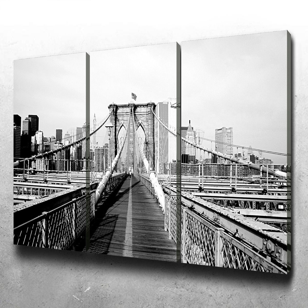 Brooklyn Bridge Flag Wall Art
