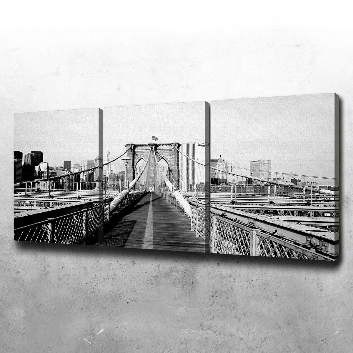 Brooklyn Bridge Flag Wall Art