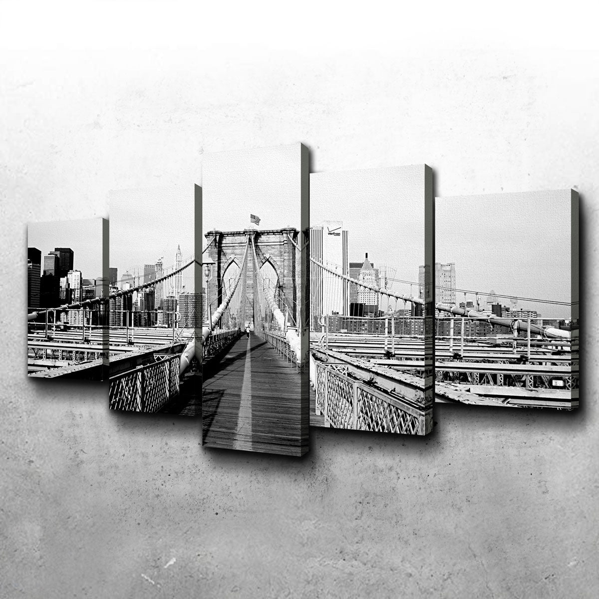 Brooklyn Bridge Flag Wall Art
