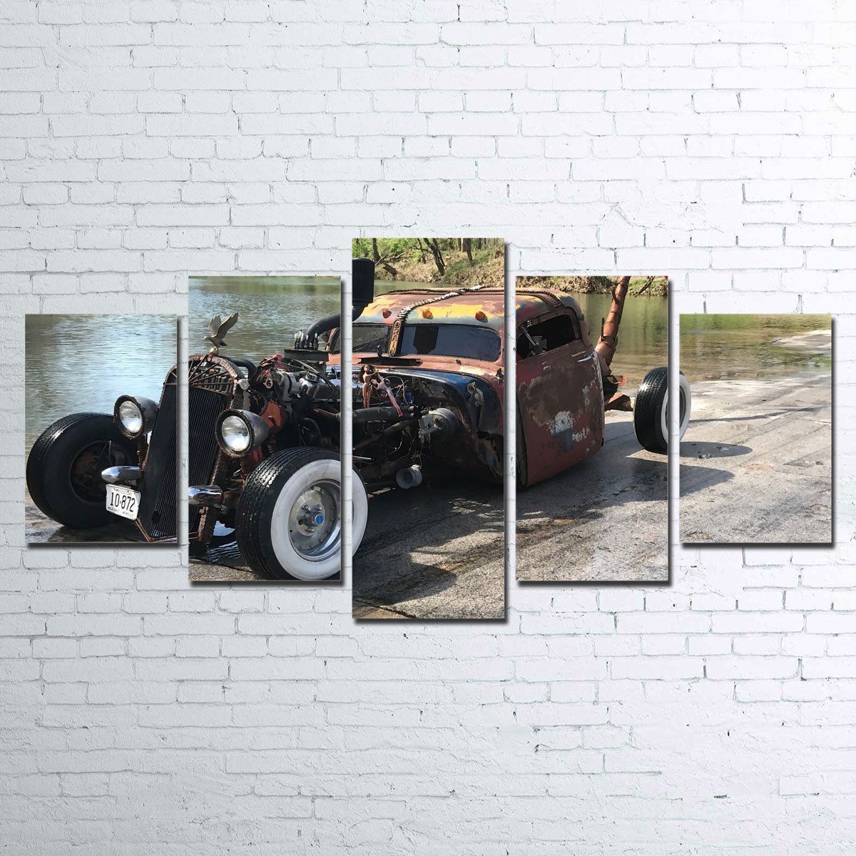 Canvas - Custom Rat Rod 5 Piece Canvas Set