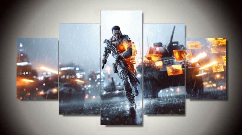 Canvas - Limited Edition Battlefield 5 Piece Canvas