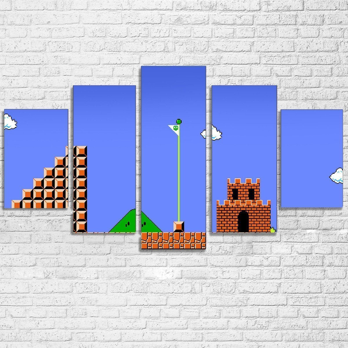 Mario Bros Finish Line Wall Art