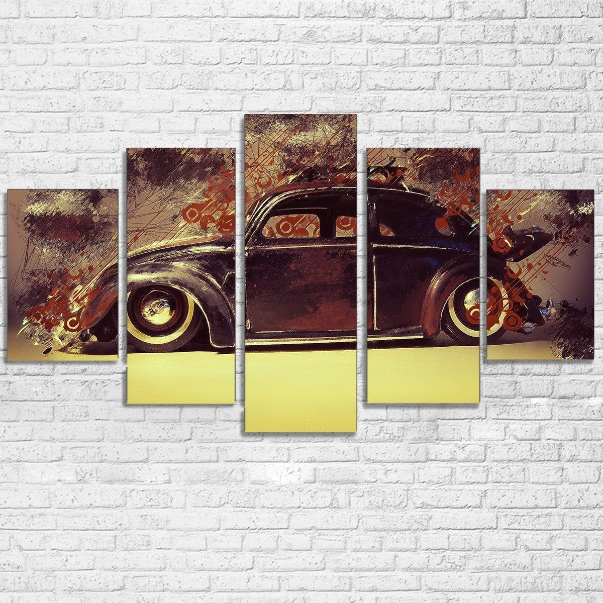 Canvas - VW Beetle 5 Piece Canvas Set