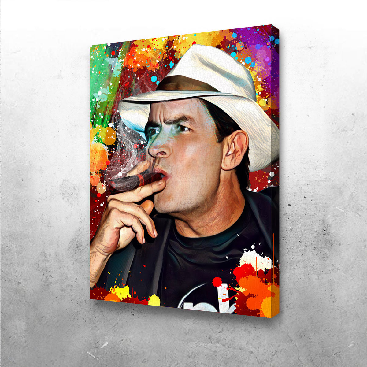 Charlie Sheen WINNING Canvas Wall Art