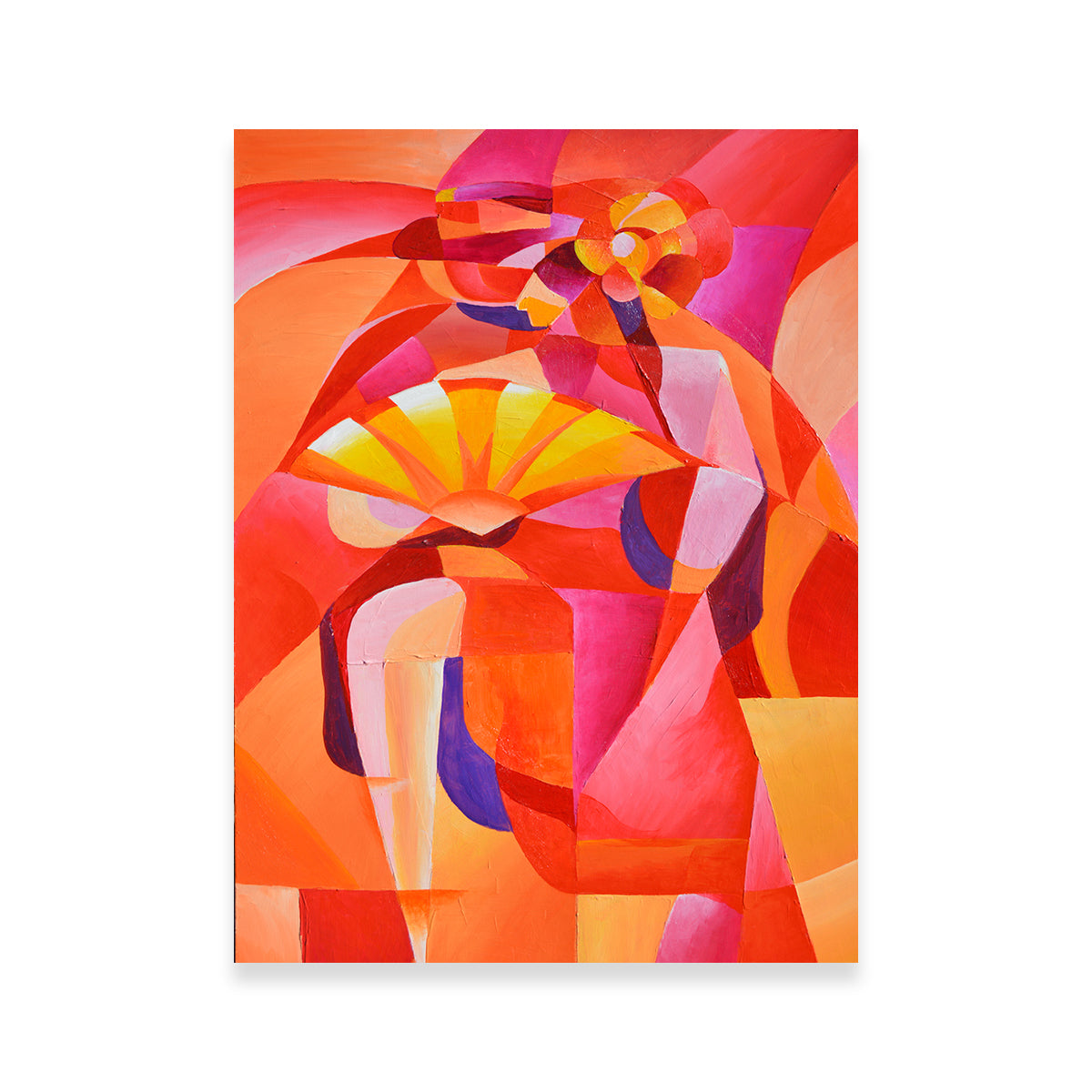 Cubism Dancer Wall Art