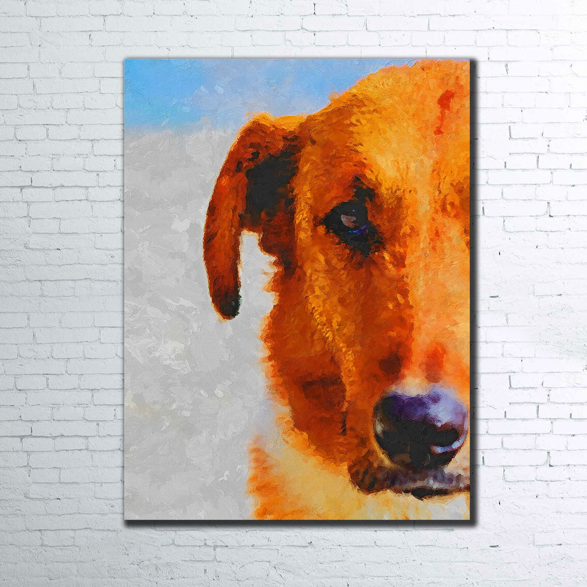 Dog Painting Wall Art