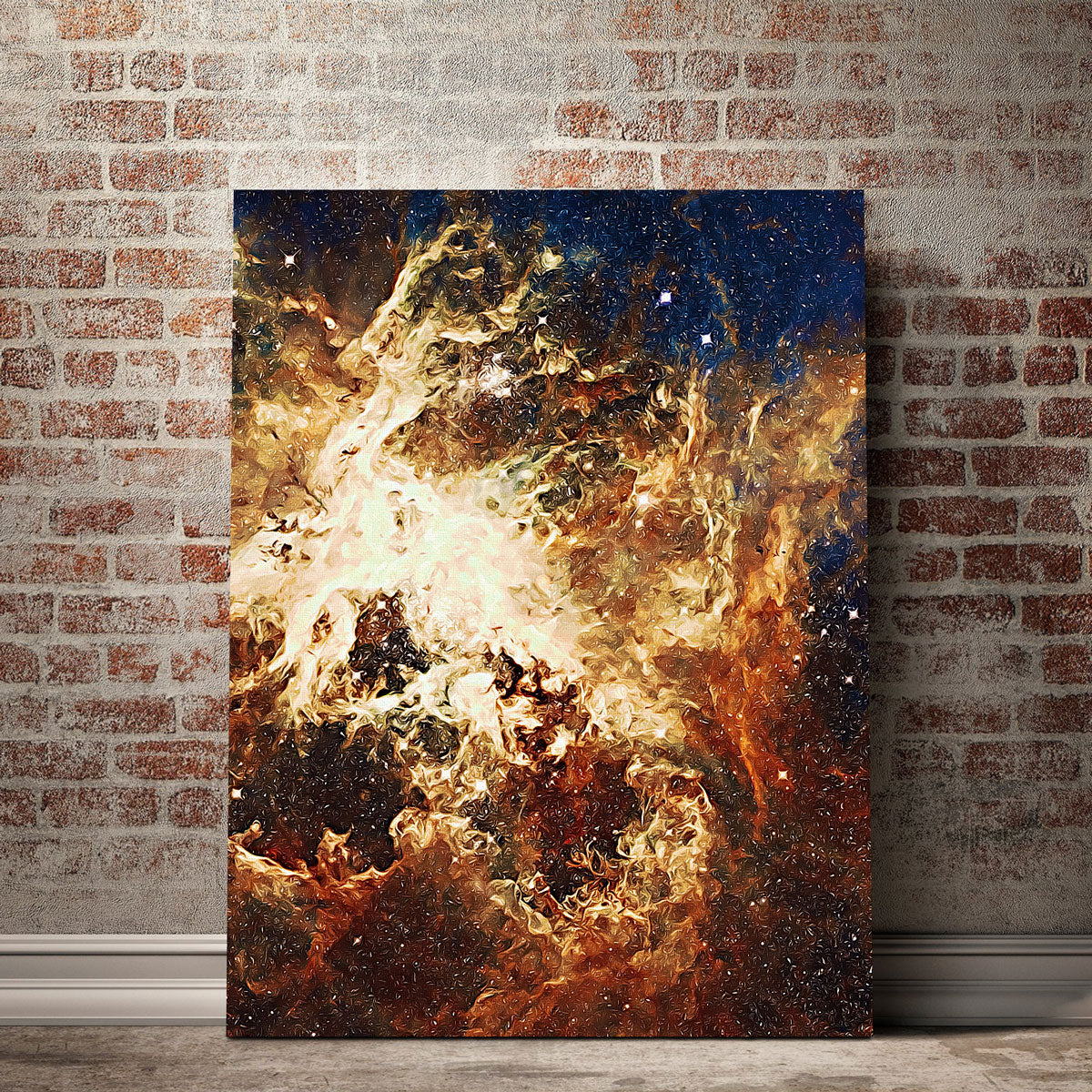 Ember of Stars Vertical Wall Art