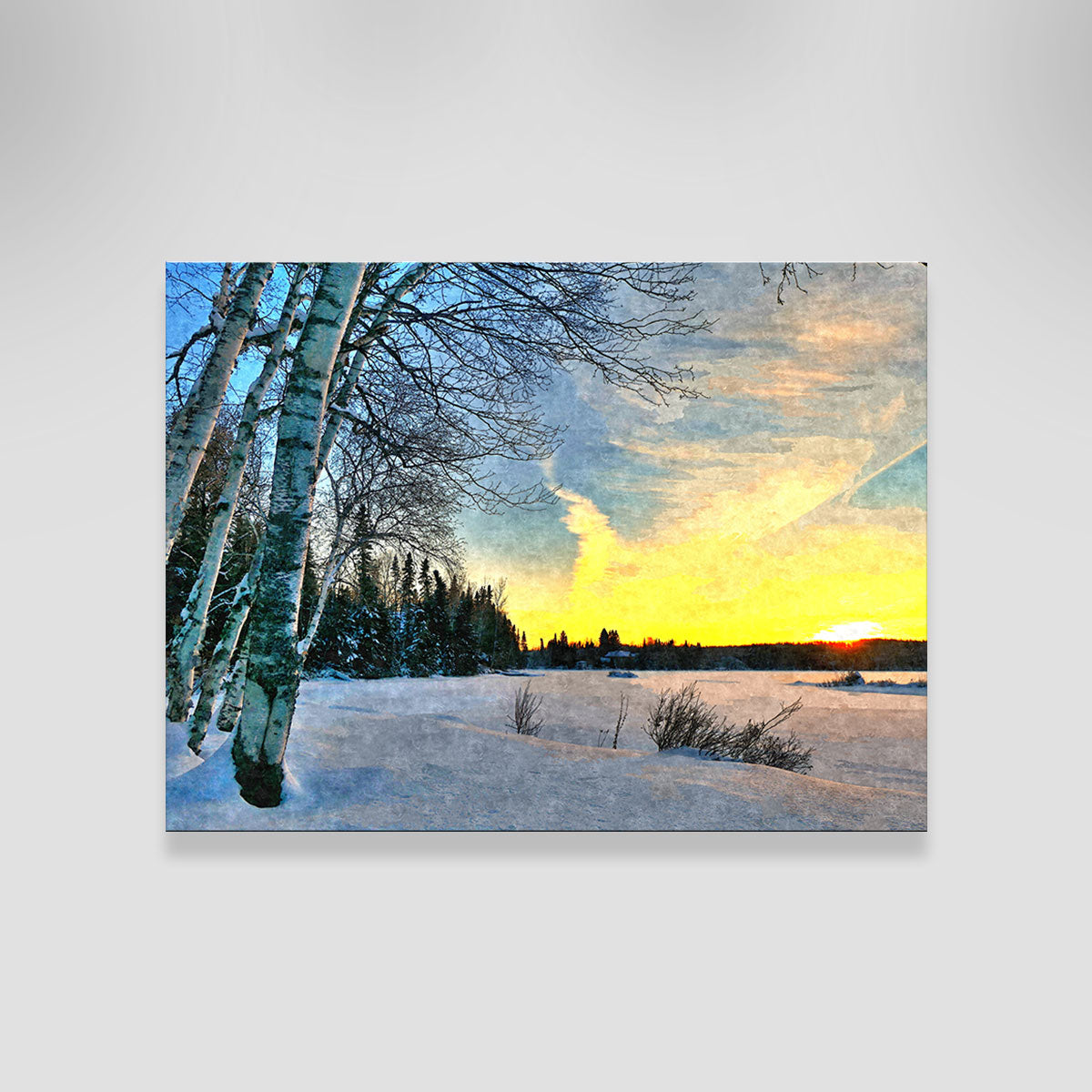 End Of A Winter's Day Wall Art