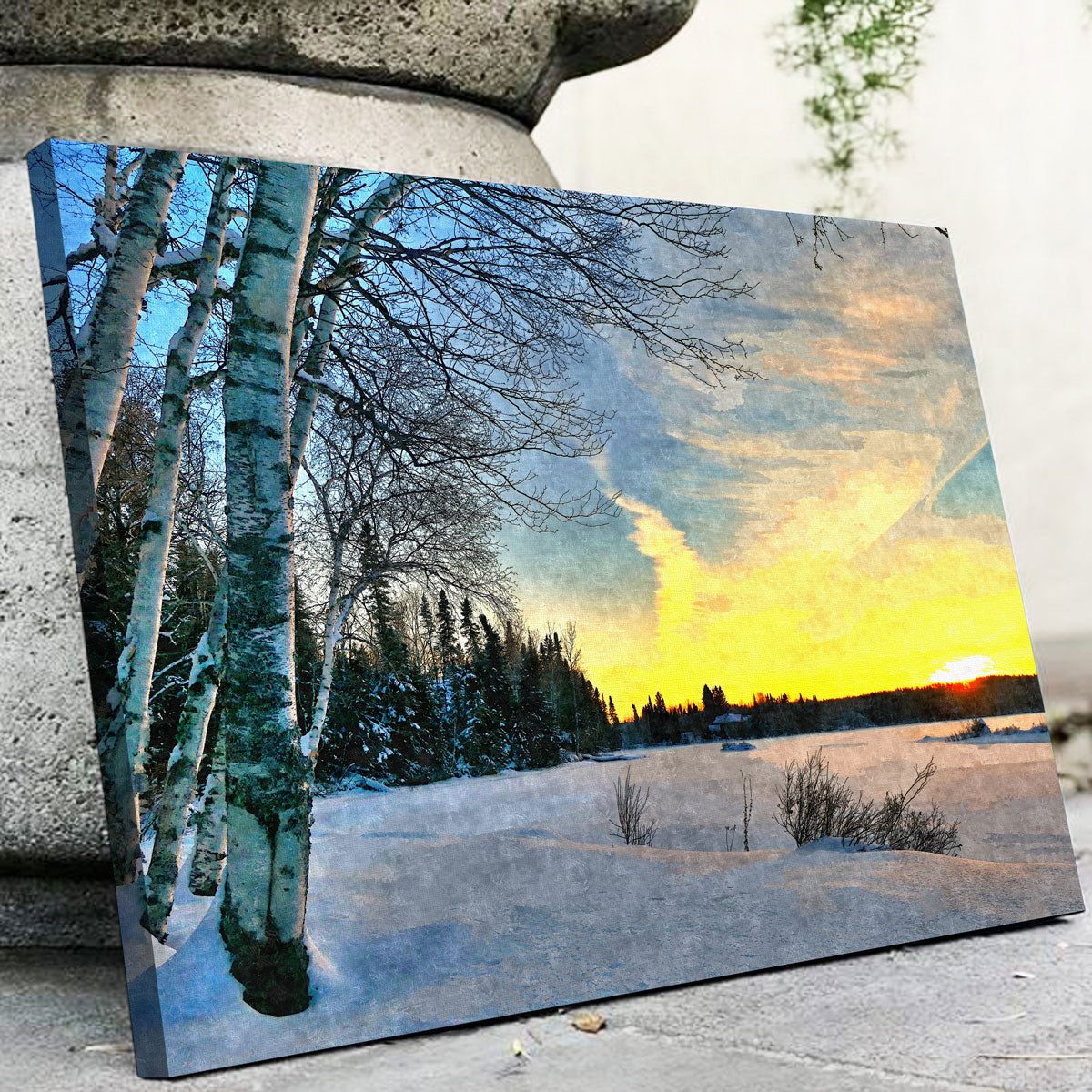 End Of A Winter's Day Wall Art