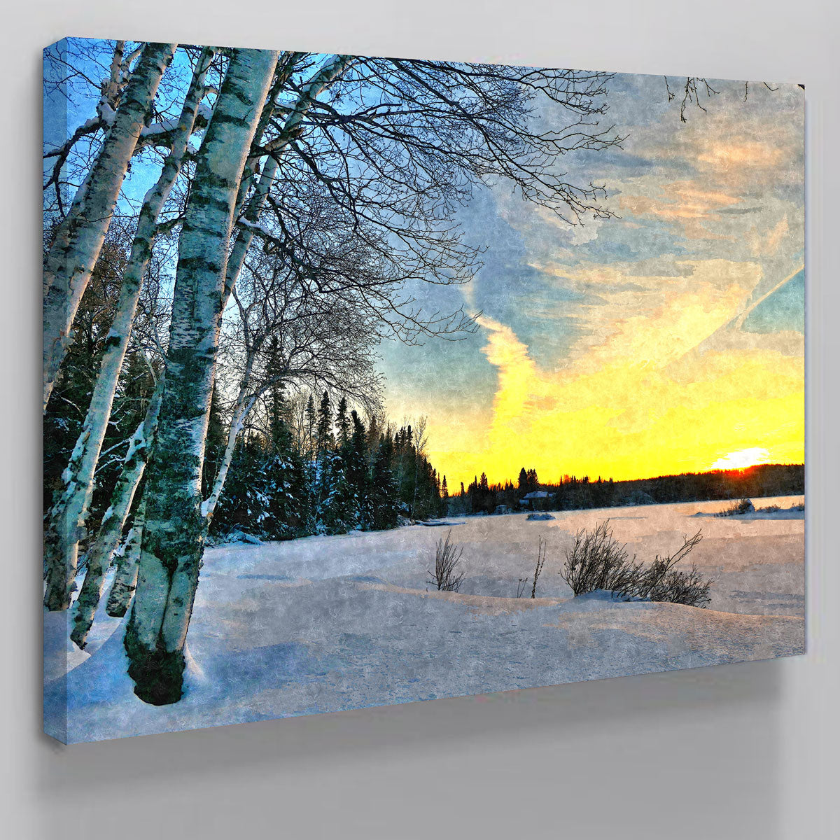 End Of A Winter's Day Wall Art