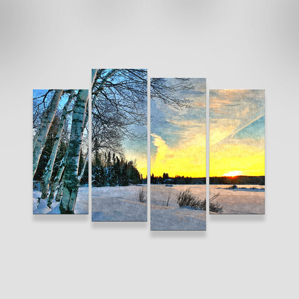 End Of A Winter's Day Wall Art