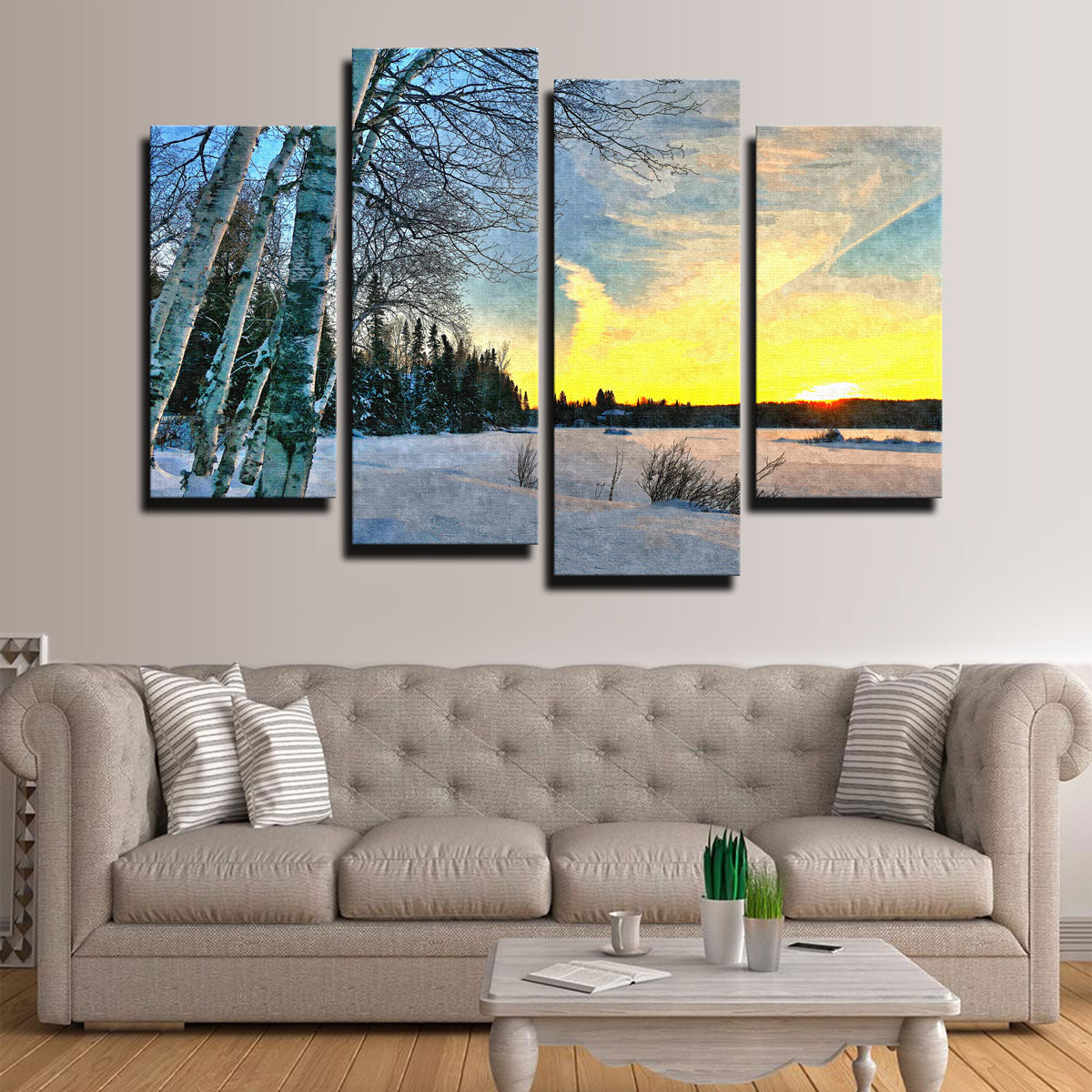 End Of A Winter's Day Wall Art