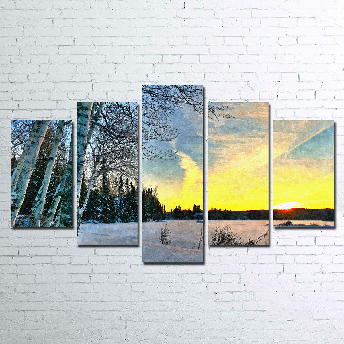 End Of A Winter's Day Wall Art