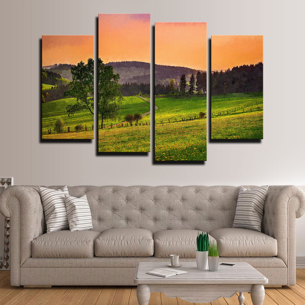 Evening Pasture Wall Art