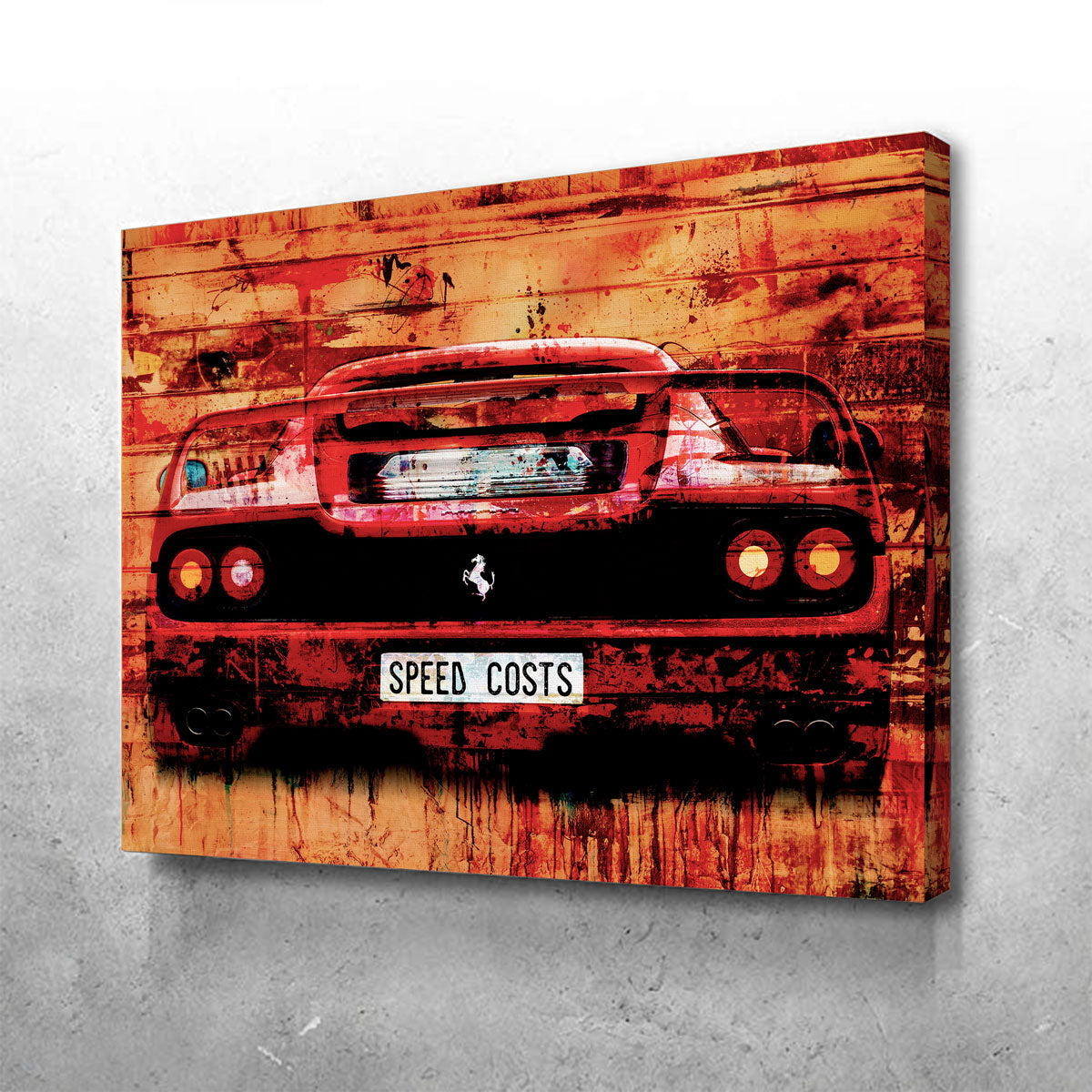 Speed Costs Wall Art