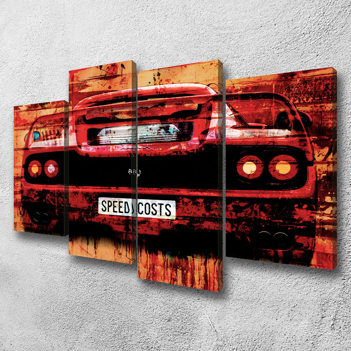 Speed Costs Wall Art