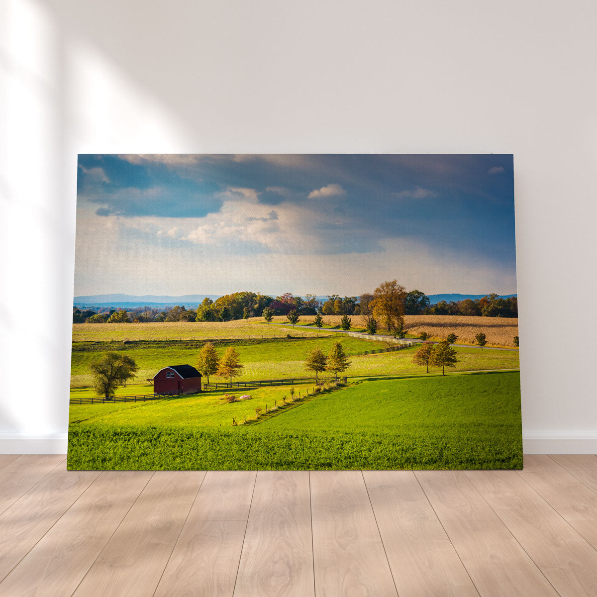 Fields and Hills in York County Wall Art