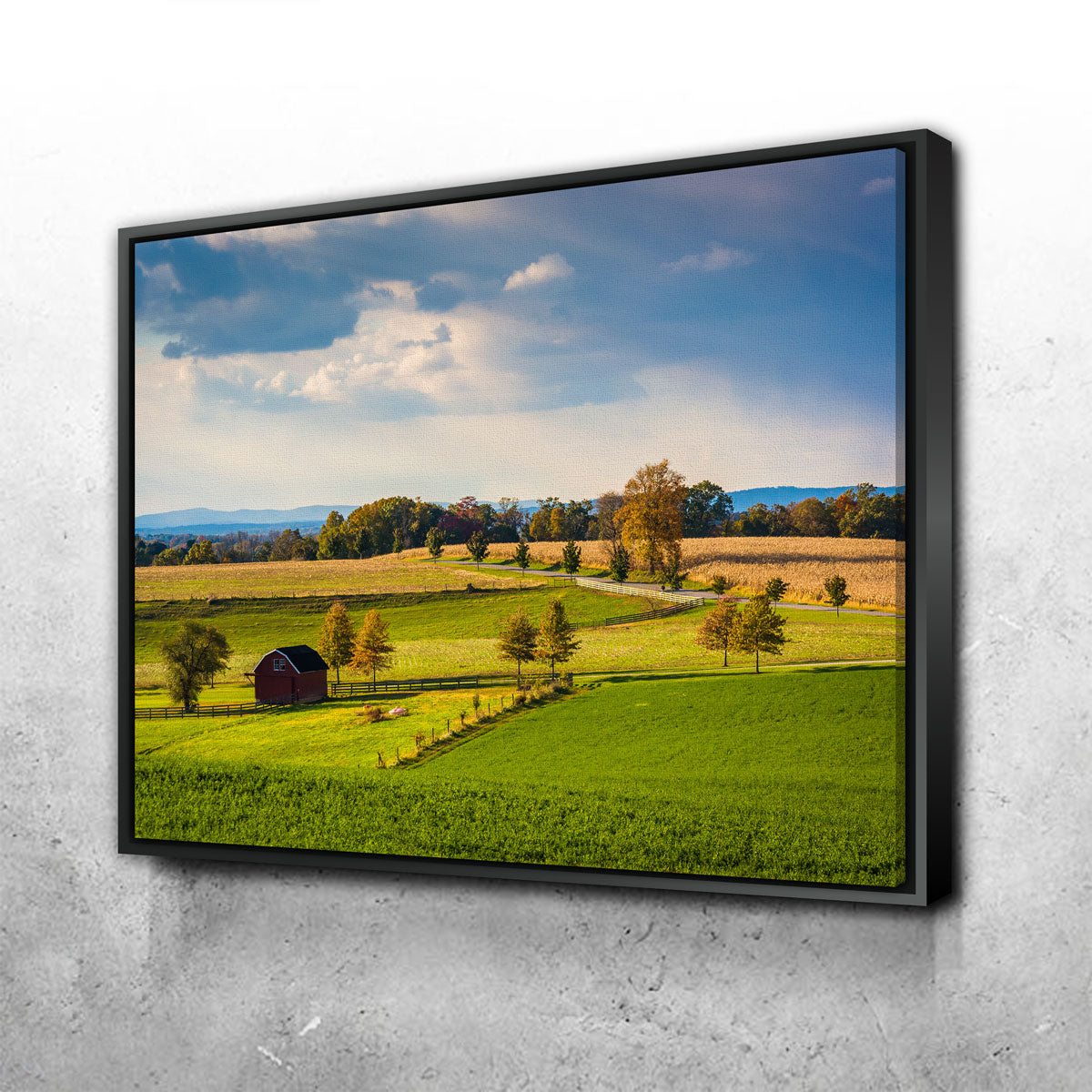 Fields and Hills in York County Wall Art