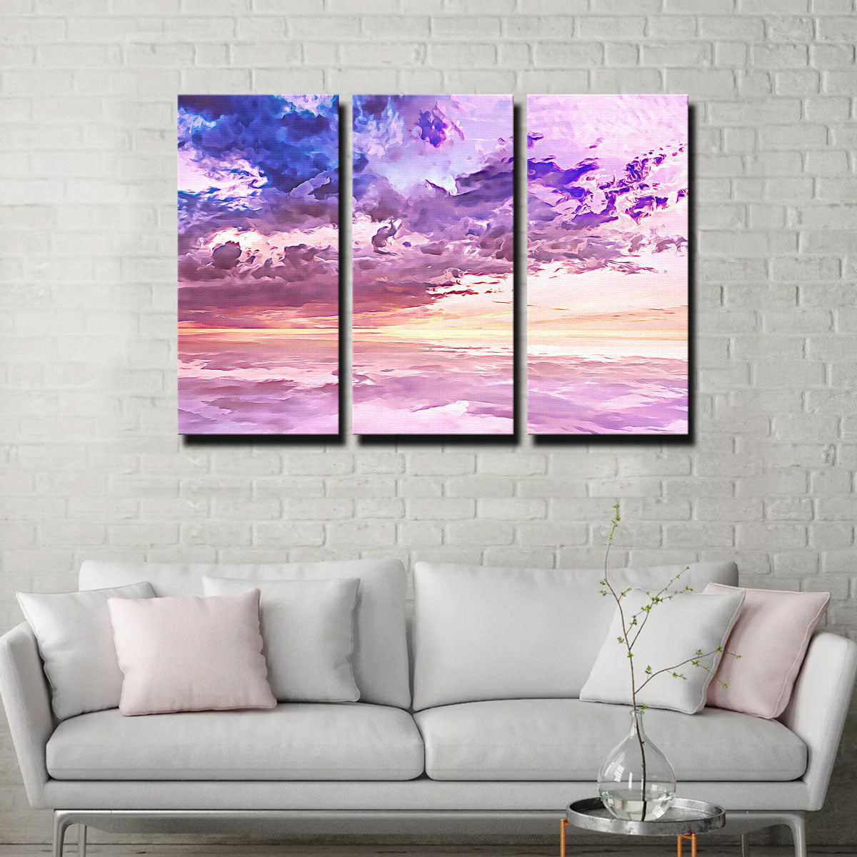 Floating In A Sea Of Clouds Wall Art