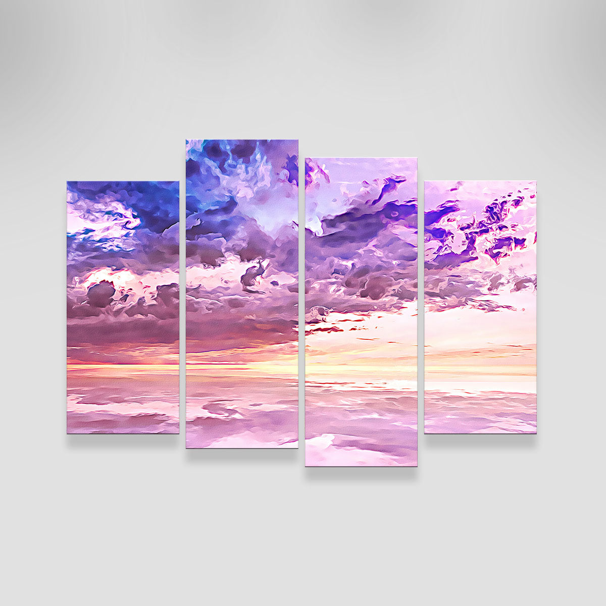 Floating In A Sea Of Clouds Wall Art