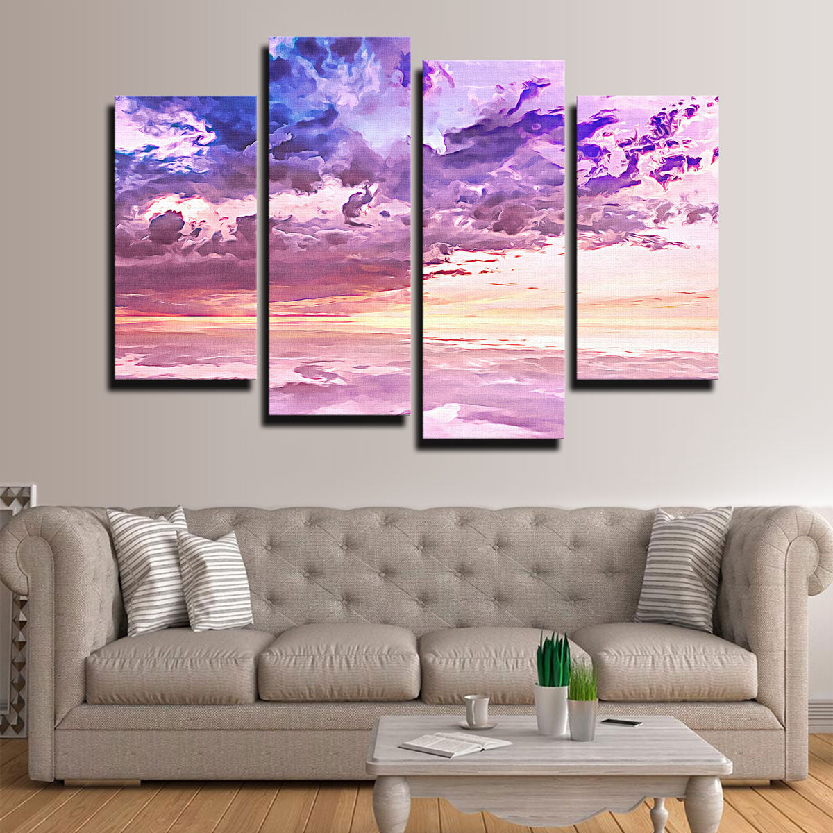 Floating In A Sea Of Clouds Wall Art