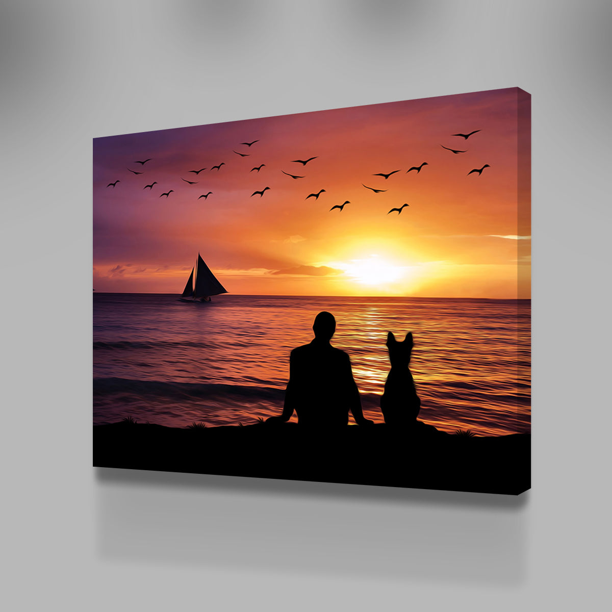 Friendship Sunset Wall Art