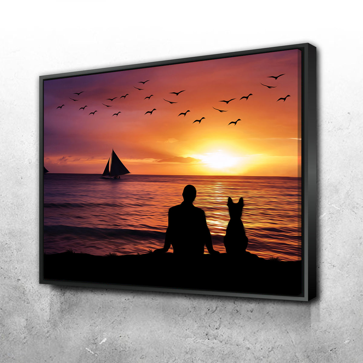 Friendship Sunset Wall Art