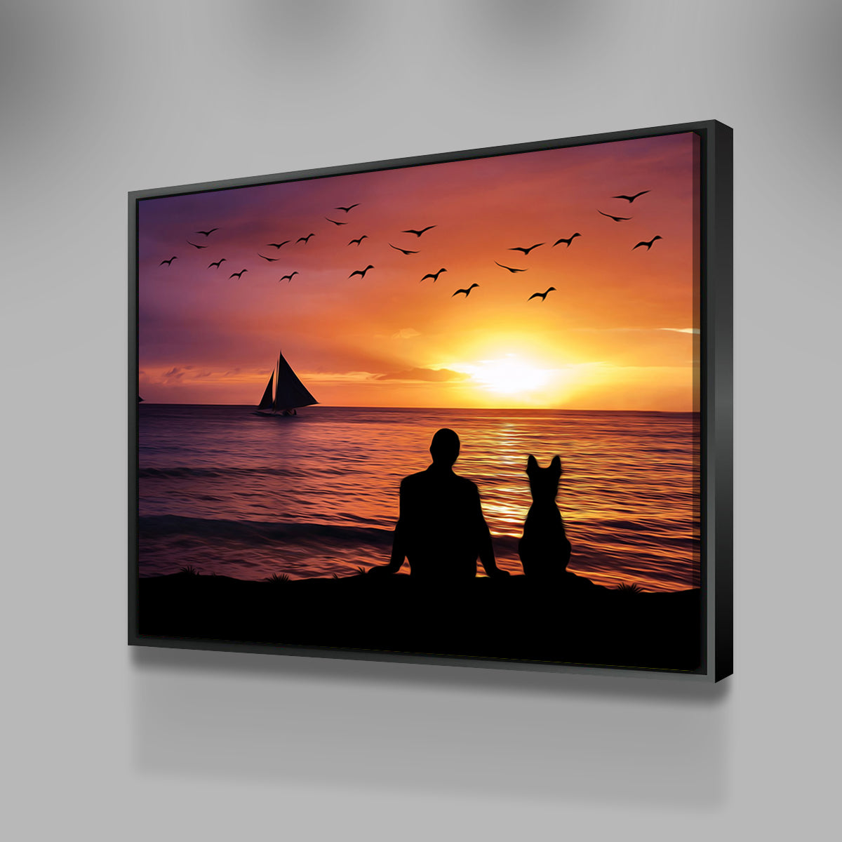 Friendship Sunset Wall Art