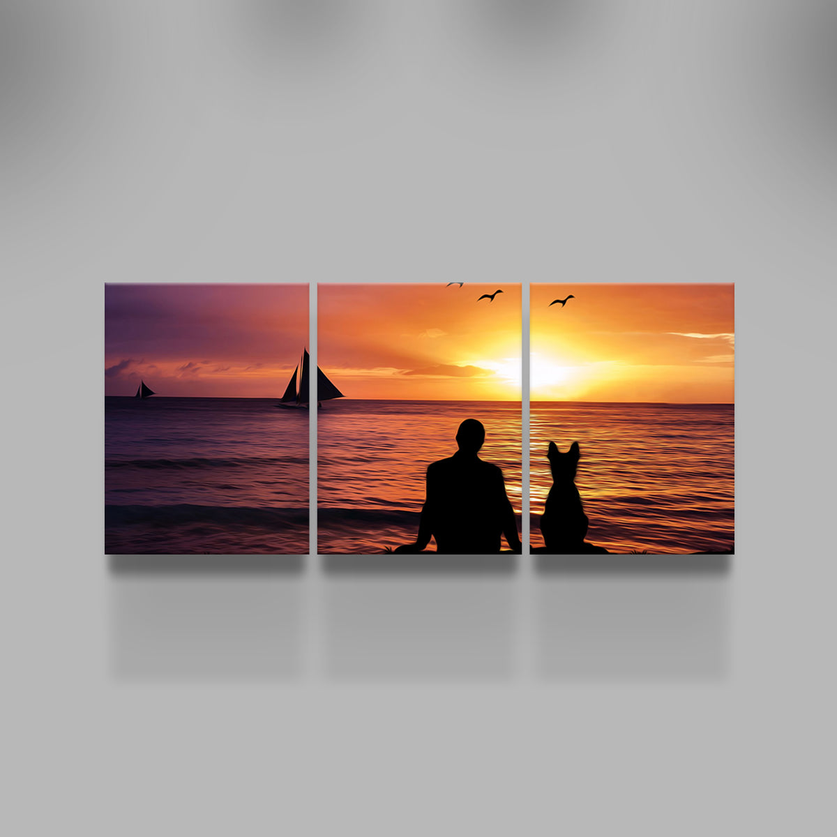 Friendship Sunset Wall Art