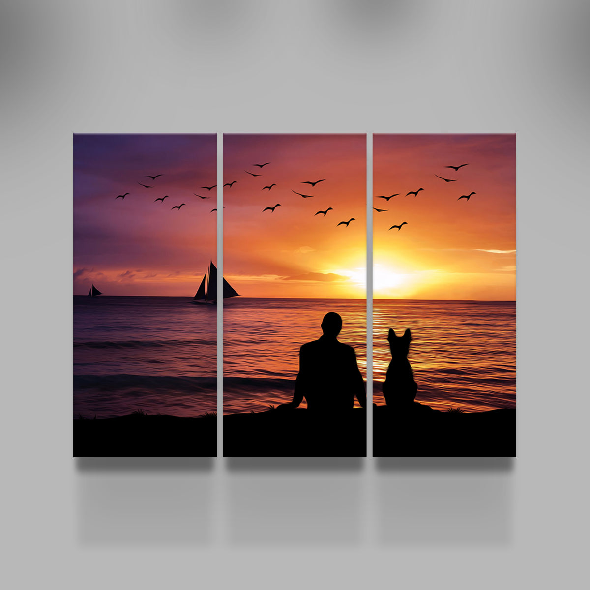 Friendship Sunset Wall Art