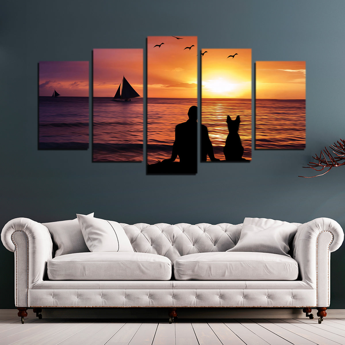 Friendship Sunset Wall Art