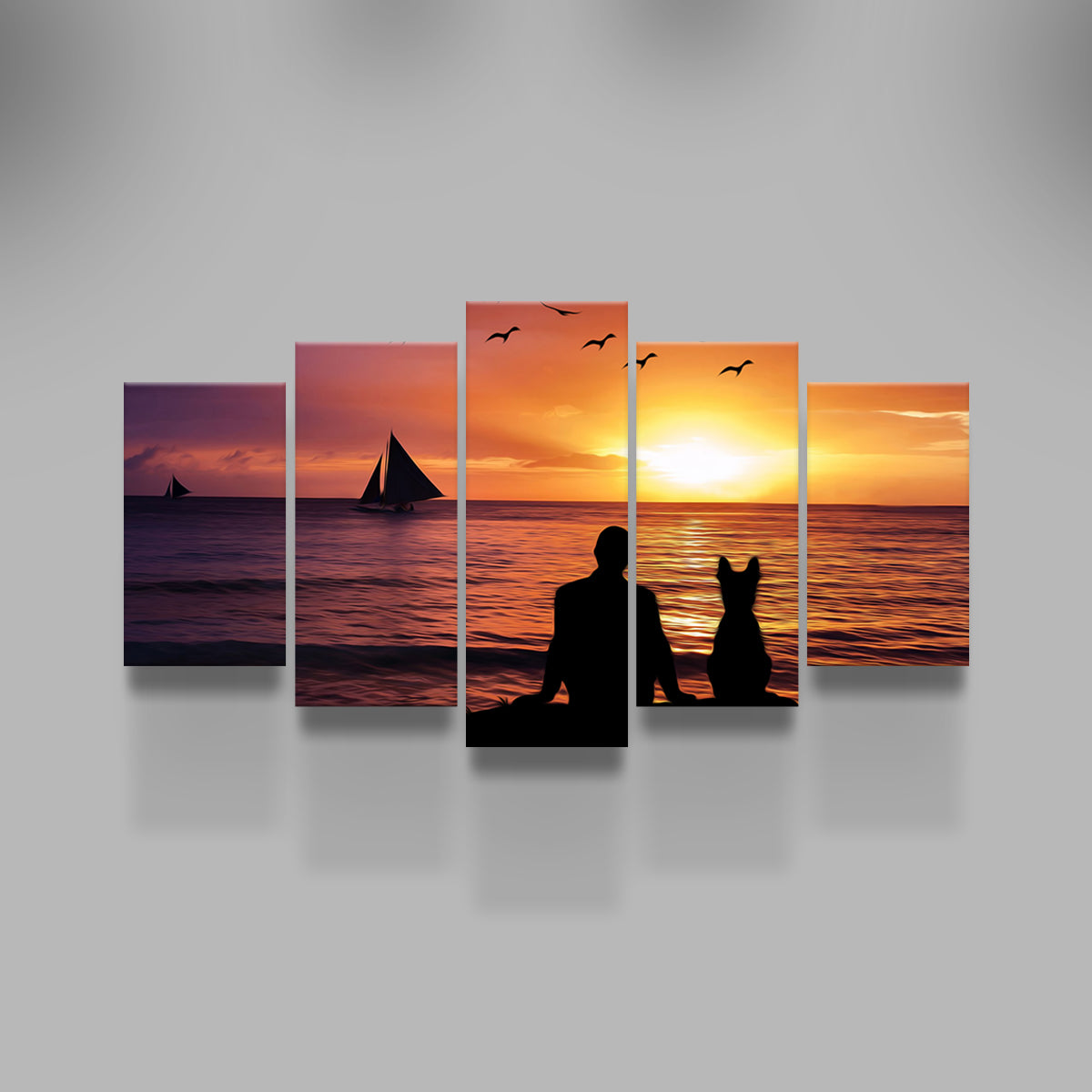 Friendship Sunset Wall Art