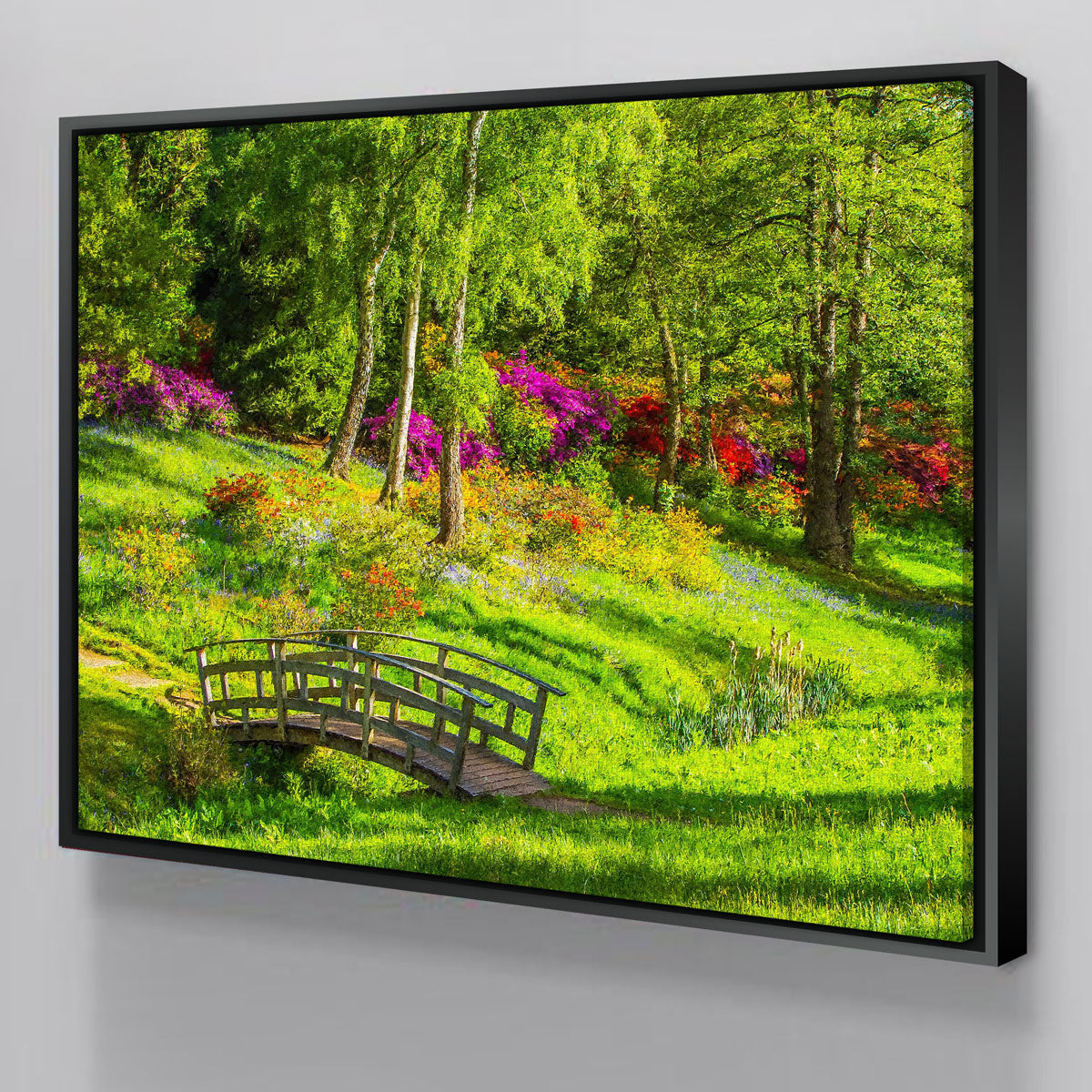 Garden Footpath Bridge Wall Art