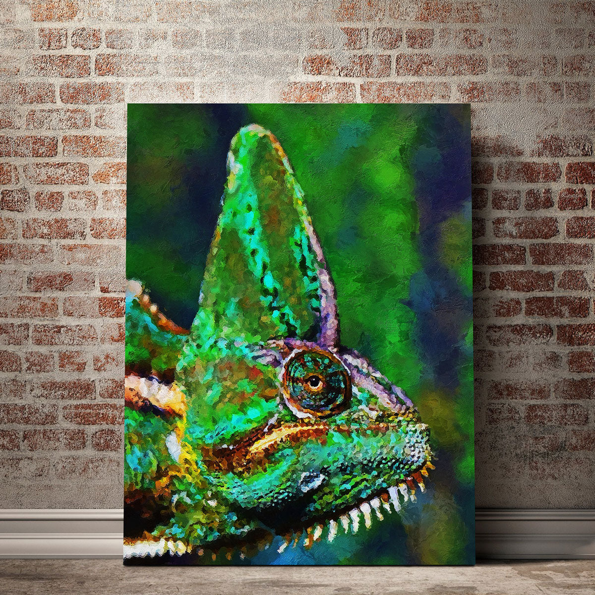 GECKO PAINTING Wall Art