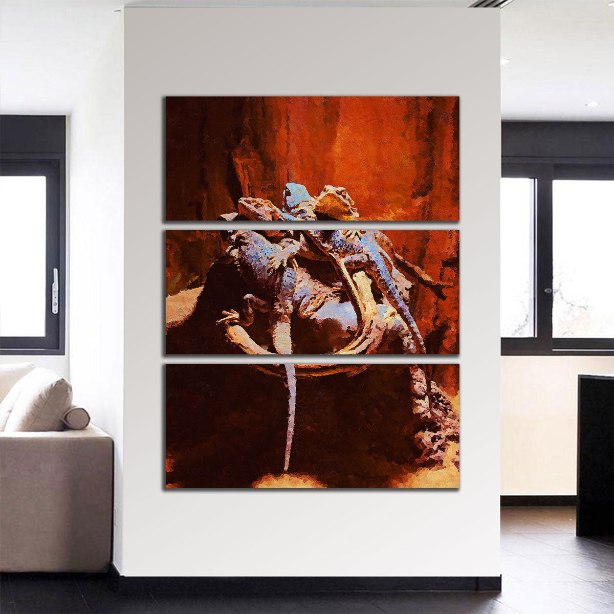 Gecko 2 Painting Wall Art