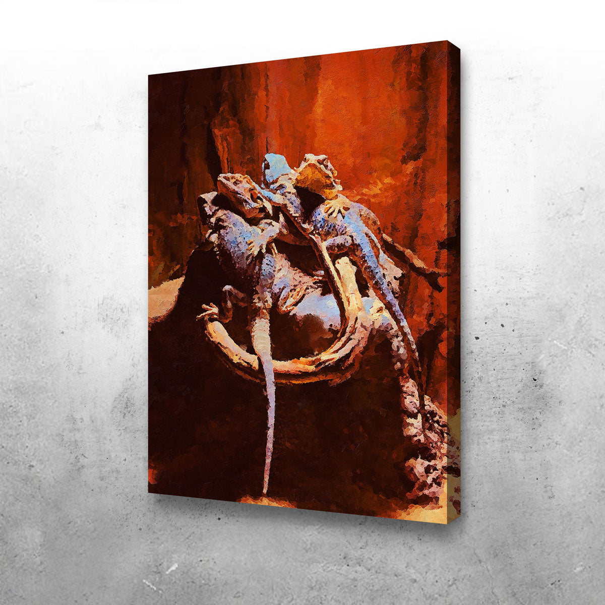 Gecko 2 Painting Wall Art