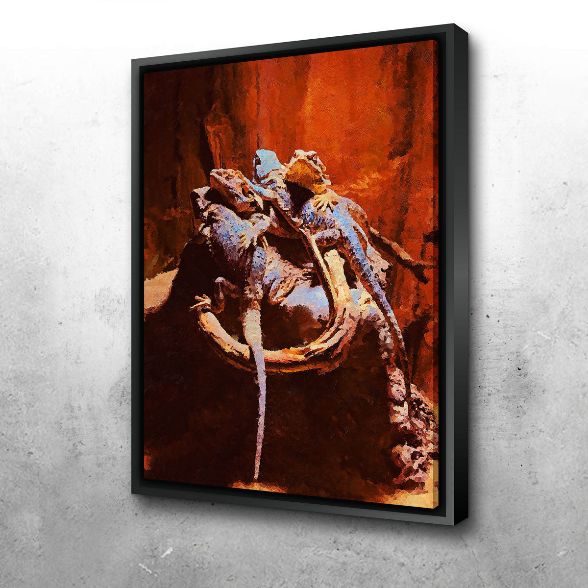 Gecko 2 Painting Wall Art