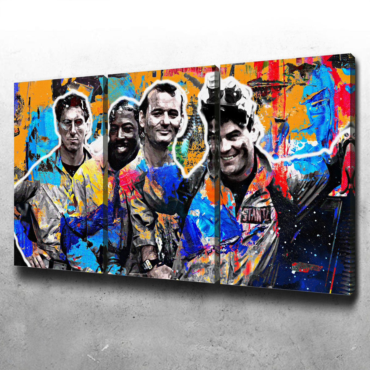 Ghostbusters Abstract Canvas Set