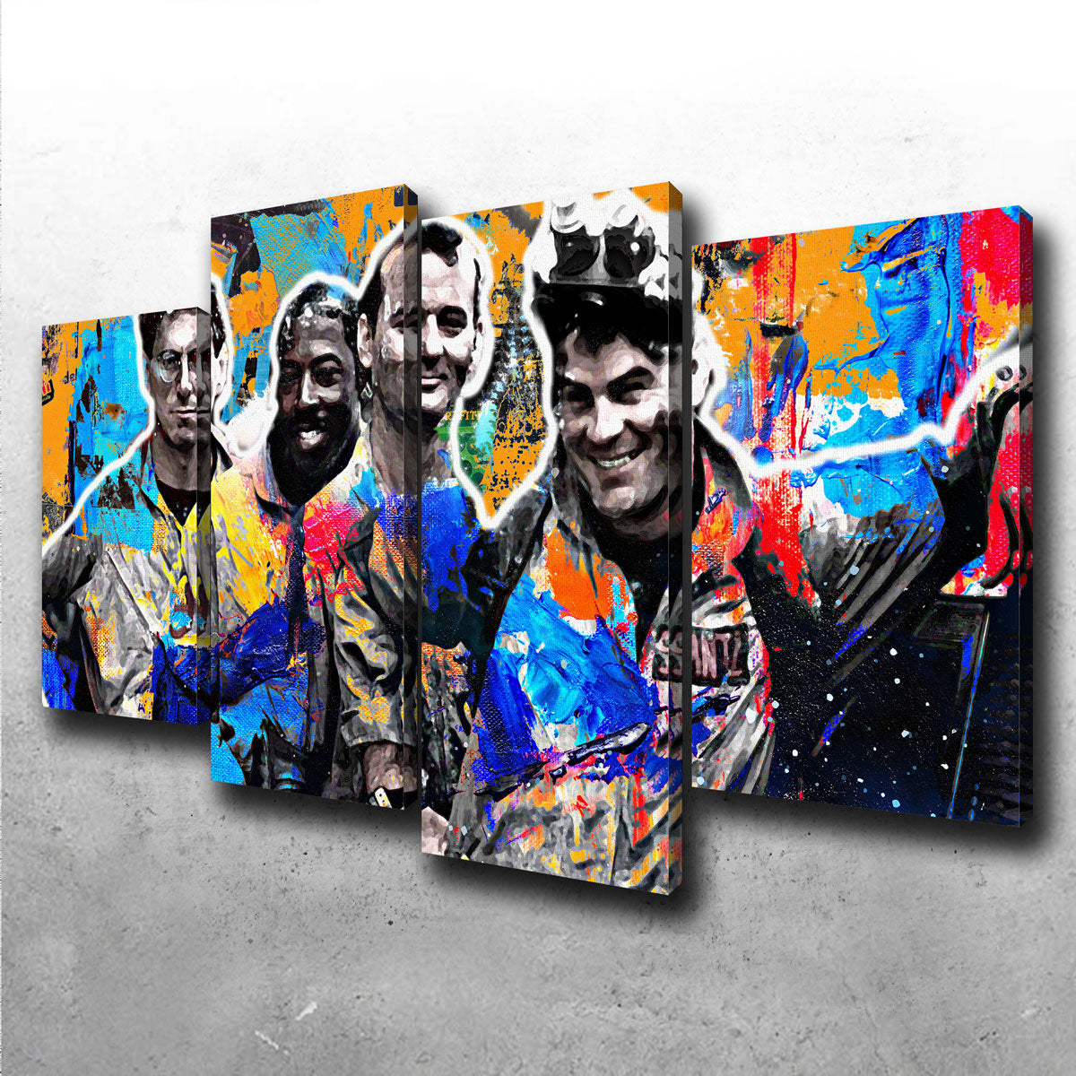 Ghostbusters Abstract Canvas Set