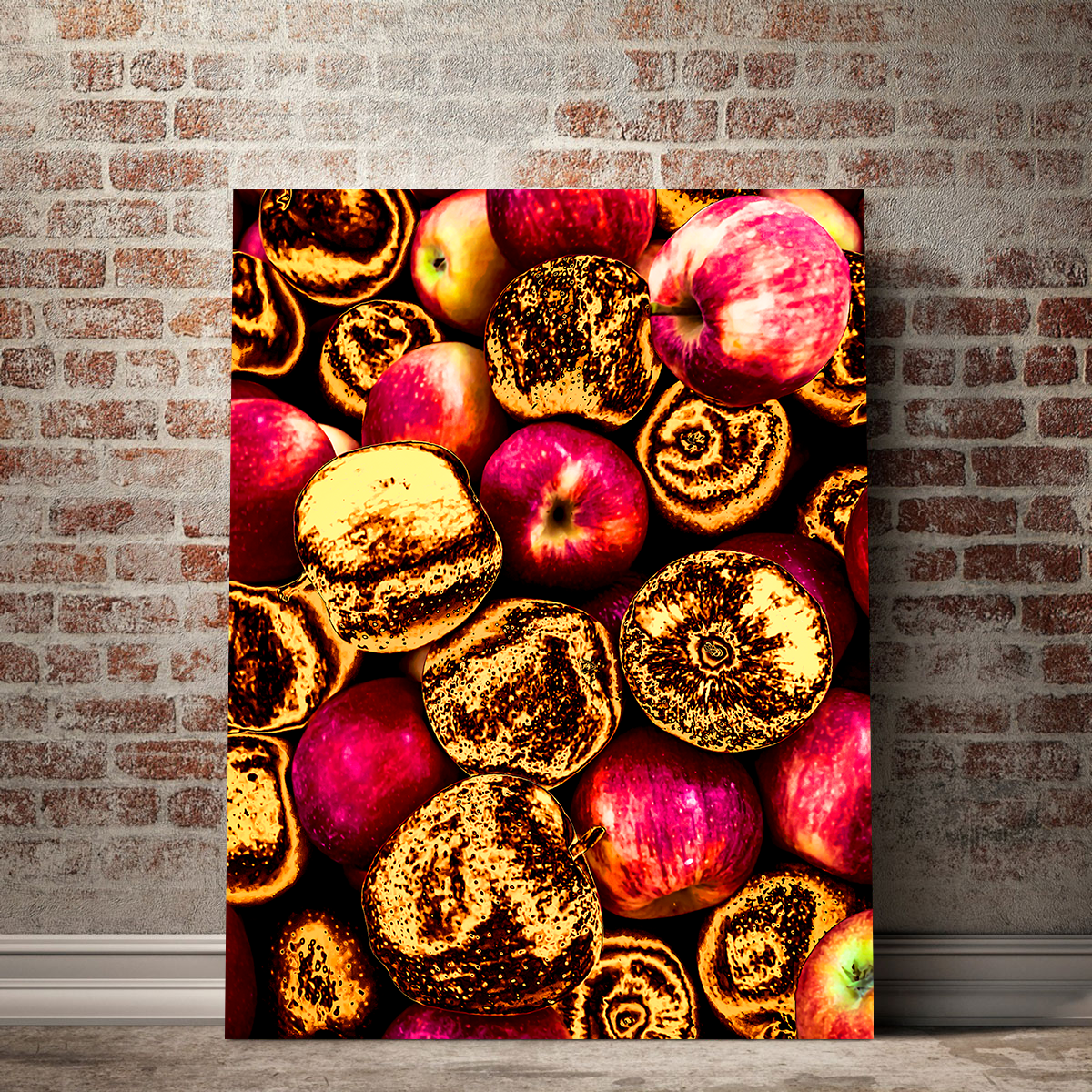 Golden Apples Wall Art