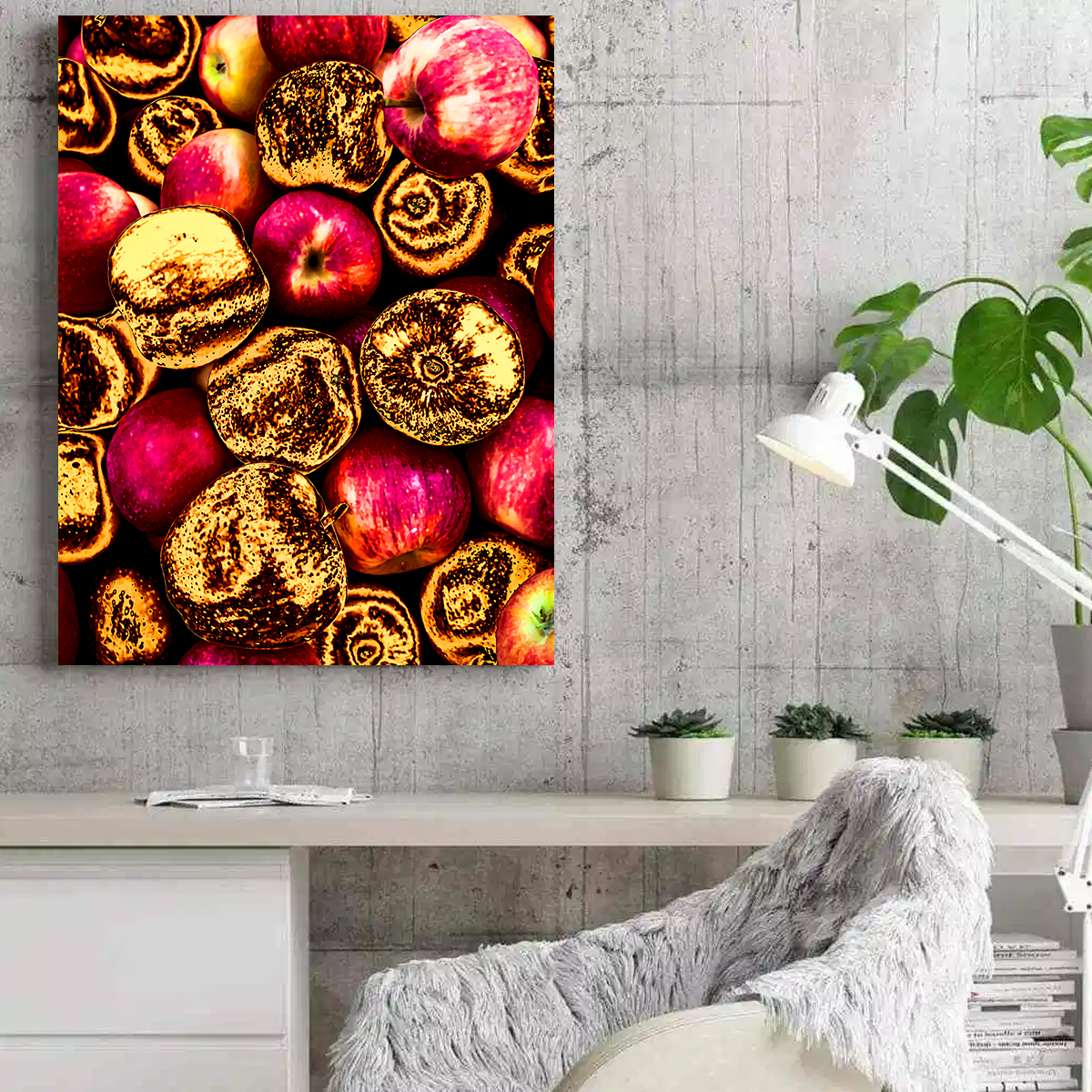 Golden Apples Wall Art