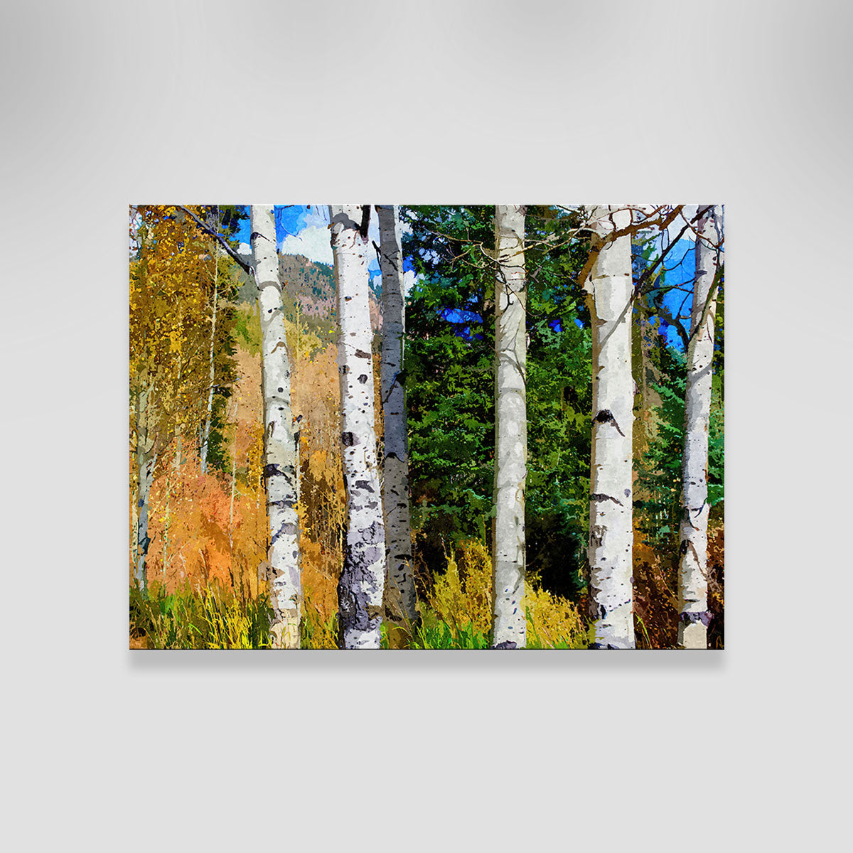 Hillside Aspen Grove Wall Art