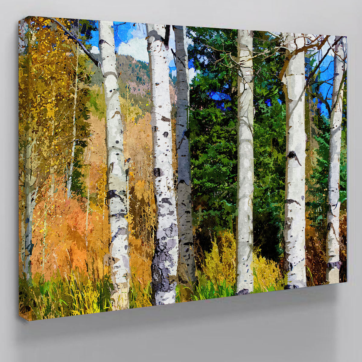 Hillside Aspen Grove Wall Art