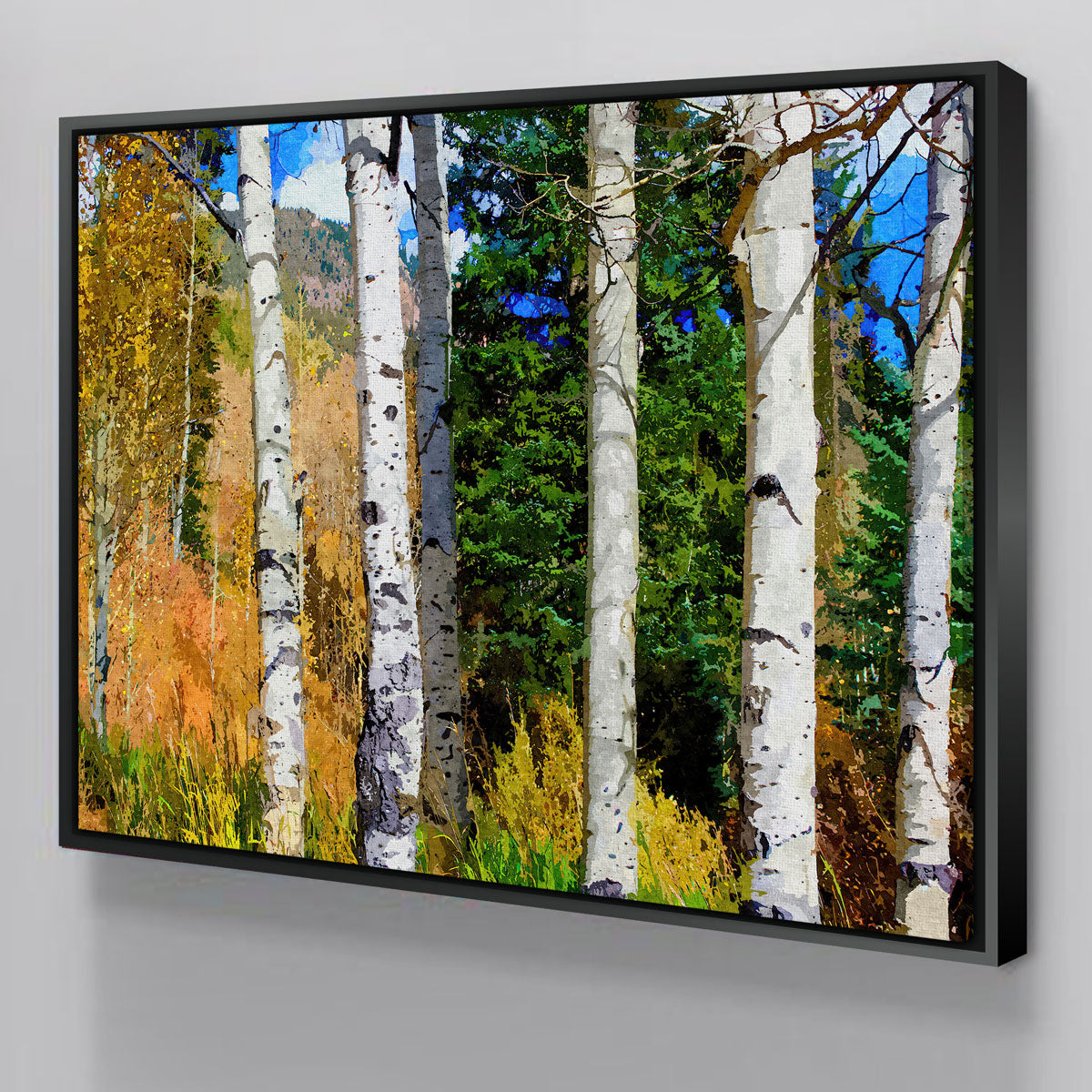 Hillside Aspen Grove Wall Art