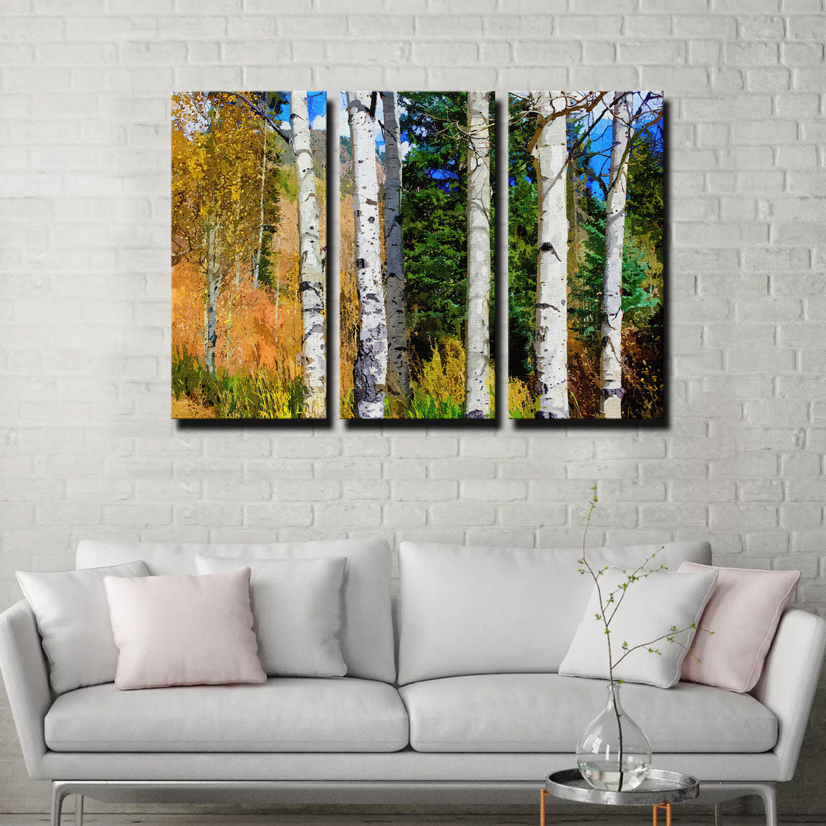 Hillside Aspen Grove Wall Art