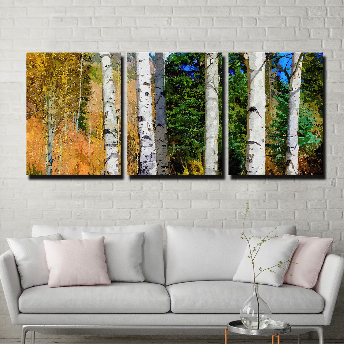 Hillside Aspen Grove Wall Art